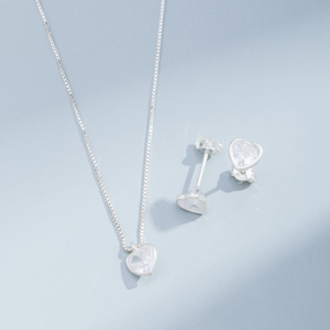Conjunto de Prata Luz Delicada