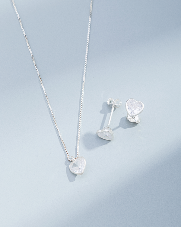 Conjunto de Prata Luz Delicada