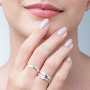 Kit Par de Alianças Pandora 3mm + Anel Solitário de Prata