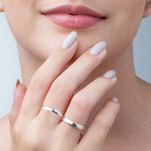 Par de Alianças de Prata Pandora 3mm