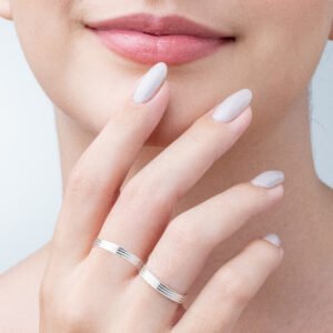 Par de Alianças de Prata Pureza 3 mm