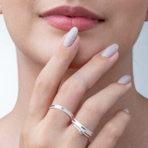 Kit Par de Alianças Delicadeza Infinita 3 mm + Anel Solitário