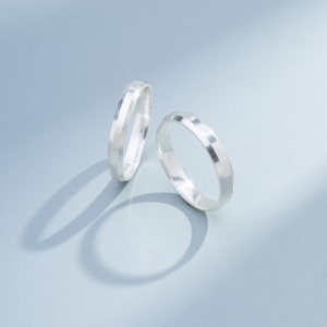 Par de Alianças de Prata Pandora 3mm
