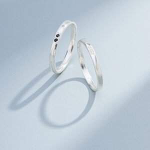 Par de Alianças de Prata Perseu 2 mm